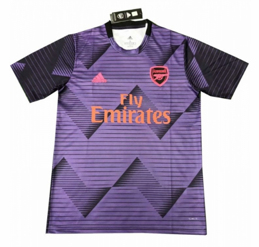 Maillot de foot d'entraînement Arsenal 2019-2020 Violet